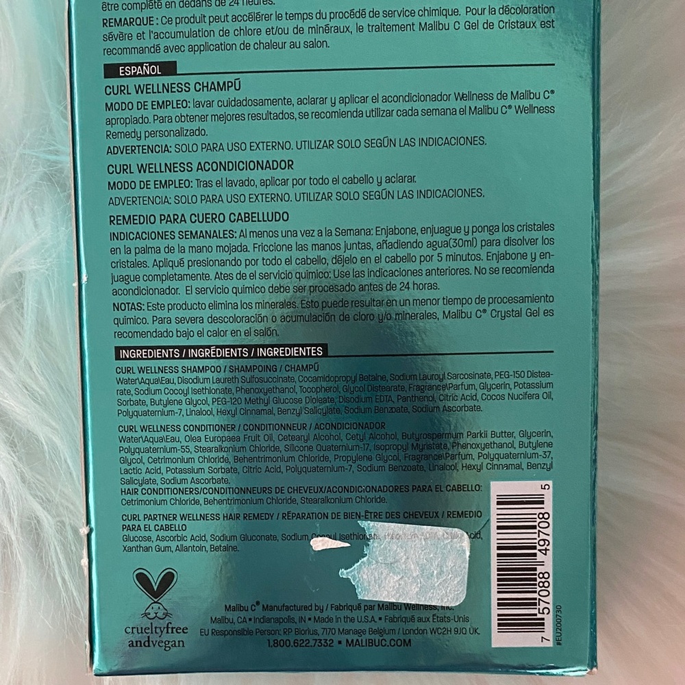 Malibu Curl Wellness Hair Care Set -new in box - Picture 5 of 7
